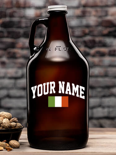 Italian Flag Varsity : Beer Growlers - Color Printed