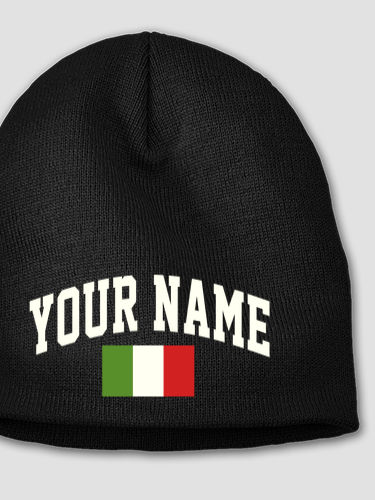 Italian Flag Varsity : Embroidered Beanies