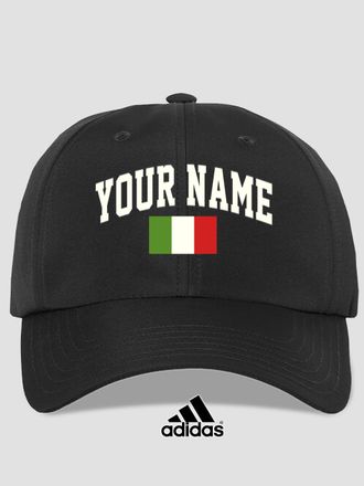 Italian Flag Varsity : Embroidered Adidas&reg; Hats