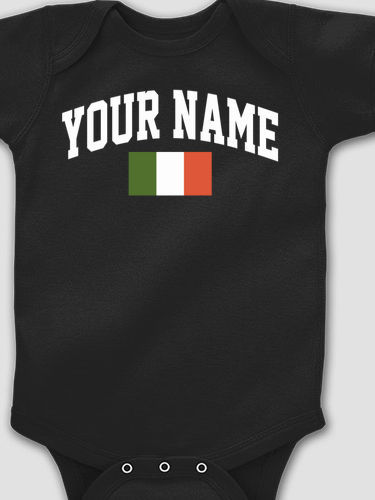 Italian Flag Varsity : Printed Baby Bodysuits