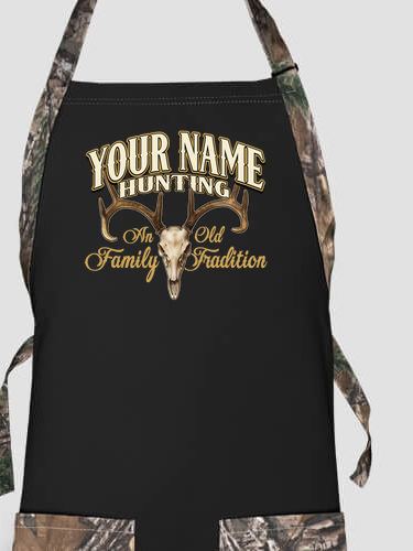 Hunting Family Tradition : Printed 2-Tone Aprons
