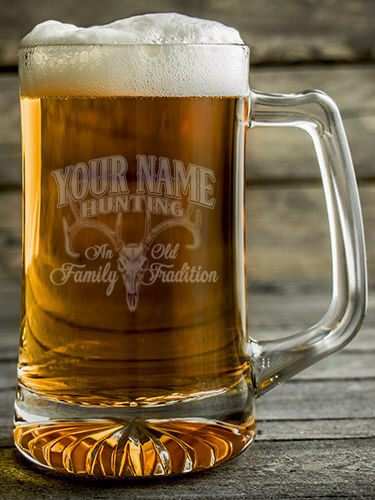 Hunting Family Tradition : Beer Mugs - Engraved