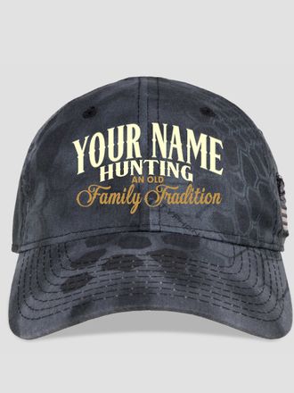 Hunting Family Tradition : Embroidered Kryptek Tactical Camo Hats