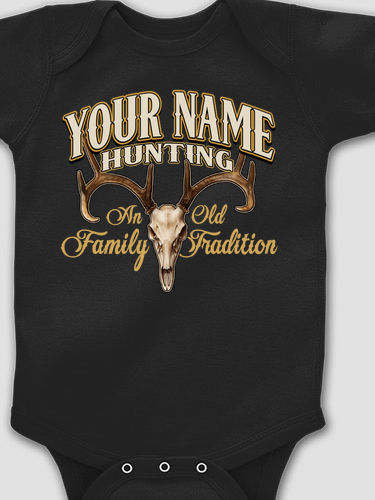 Hunting Family Tradition : Printed Baby Bodysuits