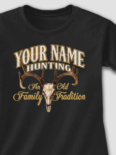 Hunting Family Tradition : Adult Ladies Fitted T-Shirt