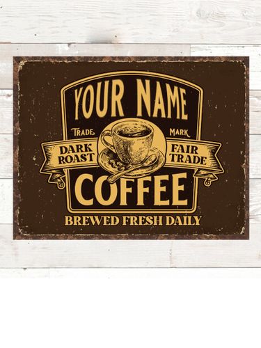 Coffee : Tin Signs