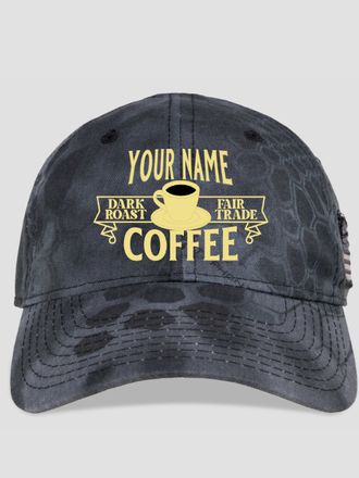 Coffee : Embroidered Kryptek Tactical Camo Hats