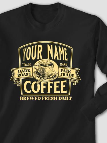 Coffee : Printed Long Sleeves