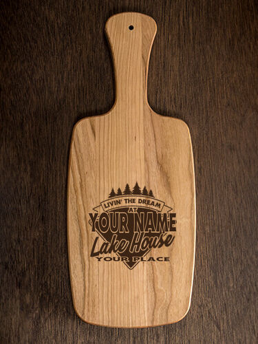 Livin' The Dream Lake House : Cheese Boards - Engraved