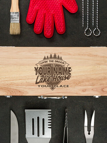 Livin' The Dream Lake House : 10 Piece BBQ Set