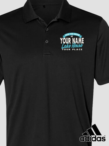 Livin' The Dream Lake House : Embroidered Adidas&reg; Polo Shirts