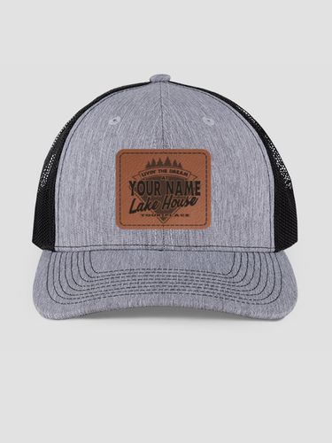 Livin' The Dream Lake House : Structured Trucker Hats with Patch