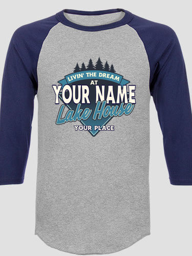 Livin' The Dream Lake House : Printed Raglan Shirts
