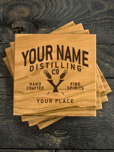 Distilling Company : Coasters - Engraved