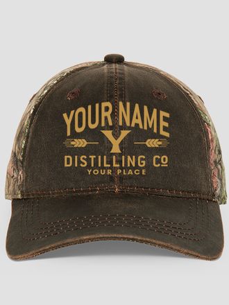 Distilling Company : Embroidered 2-Tone Camo Hats