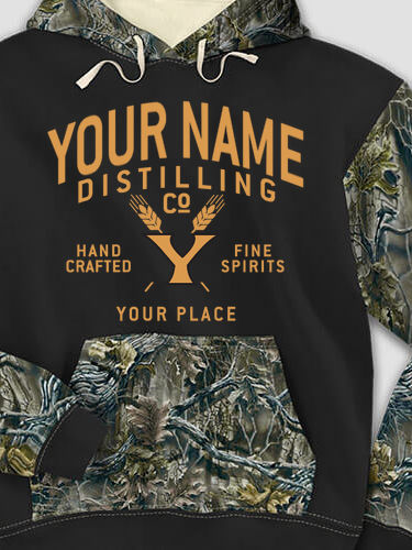 Distilling Company : Printed 2-Tone Camo Hoodies