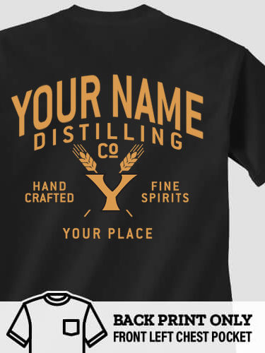 Distilling Company : Printed Pocket T-Shirts
