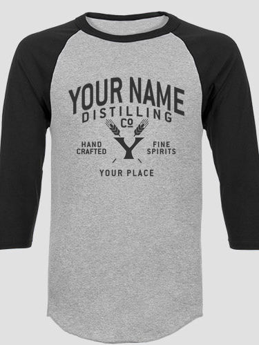 Distilling Company : Printed Raglan Shirts
