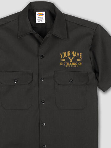 Distilling Company : Embroidered Work Shirts
