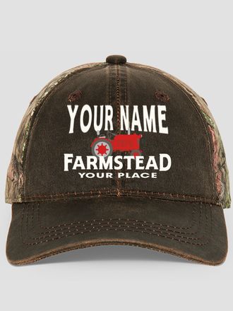 Farmstead : Embroidered 2-Tone Camo Hats