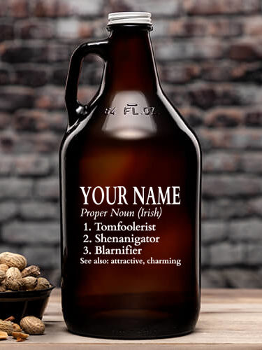 Irish Definition : Beer Growlers - Color Printed