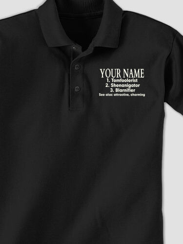 Irish Definition : Embroidered Polo Shirts