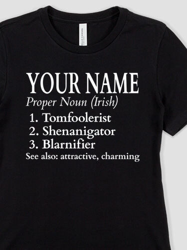 Irish Definition : Premium Ladies T-Shirts