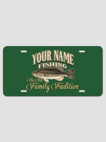 Fishing Family Tradition : License Plates