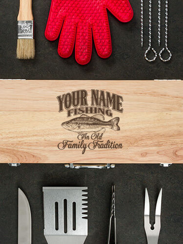 Fishing Family Tradition : 10 Piece BBQ Set