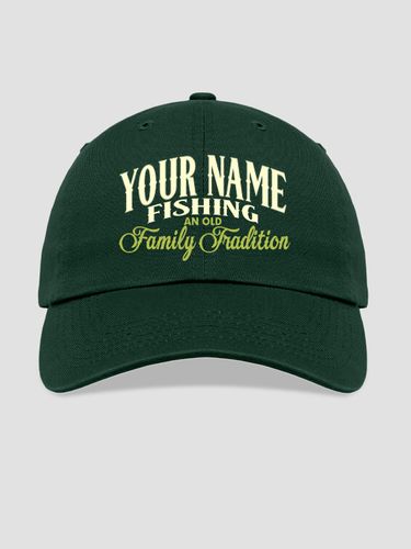 Fishing Family Tradition : Embroidered Baseball Hats