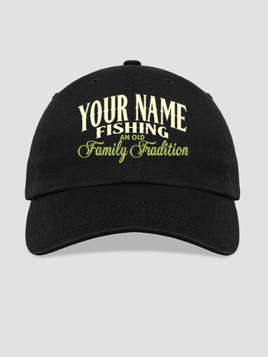 Fishing Family Tradition : Embroidered Baseball Hats