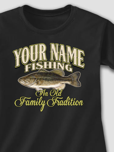 Fishing Family Tradition : Adult Ladies Fitted T-Shirt