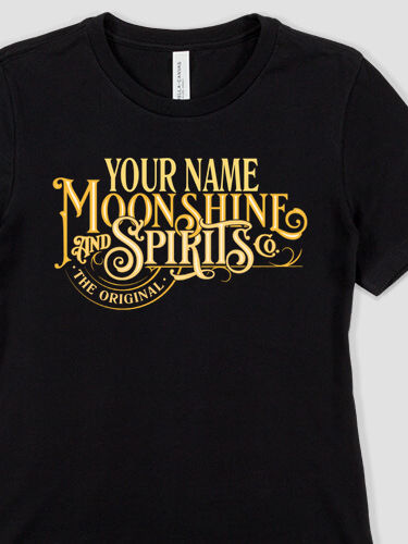 Moonshine and Spirits : Premium Ladies T-Shirts