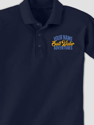 Salt Water Adventures : Embroidered Polo Shirts