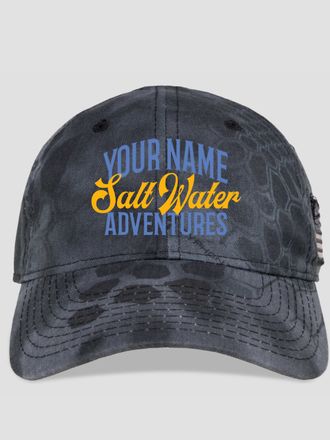 Salt Water Adventures : Embroidered Kryptek Tactical Camo Hats