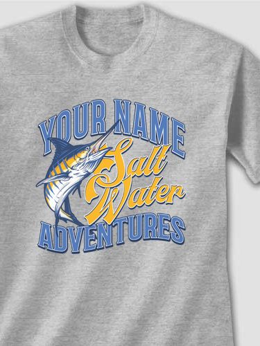Salt Water Adventures : Printed T-Shirts