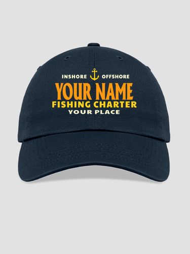 Fishing Charter : Embroidered Baseball Hats