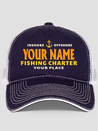Fishing Charter : Embroidered Trucker Hats