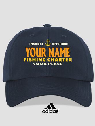 Fishing Charter : Embroidered Adidas&reg; Hats