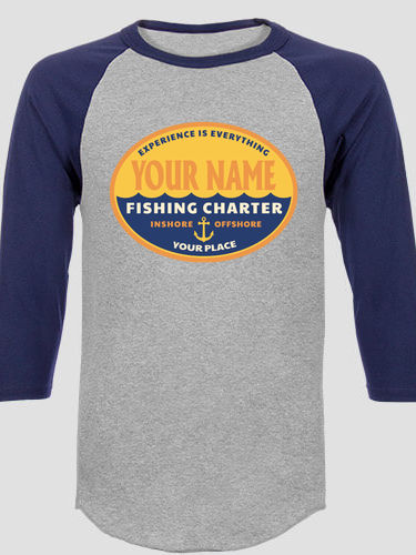 Fishing Charter : Printed Raglan Shirts