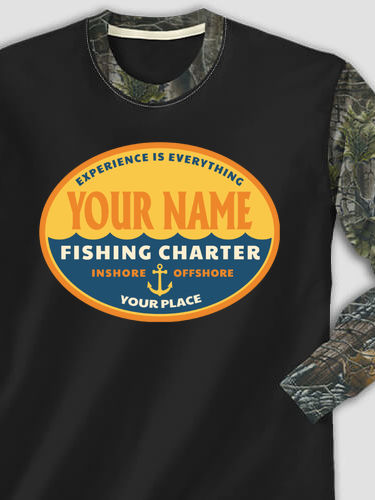 Fishing Charter : Printed 2-Tone Camo Long Sleeves