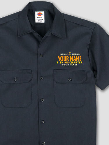Fishing Charter : Embroidered Work Shirts