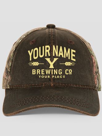 Classic Brewing Company : Embroidered 2-Tone Camo Hats