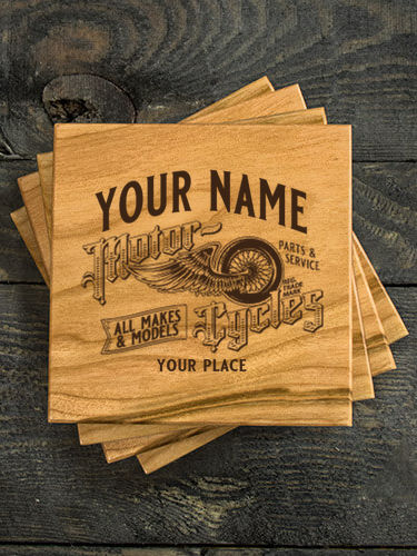 Classic Motorcycles : Coasters - Engraved