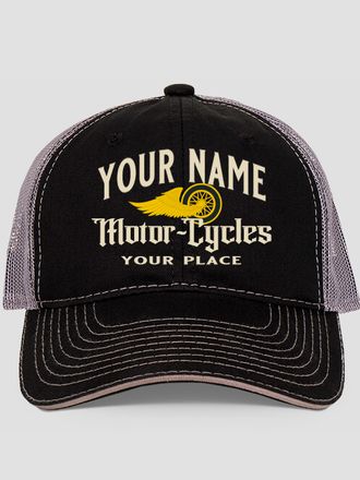 Classic Motorcycles : Embroidered Trucker Hats