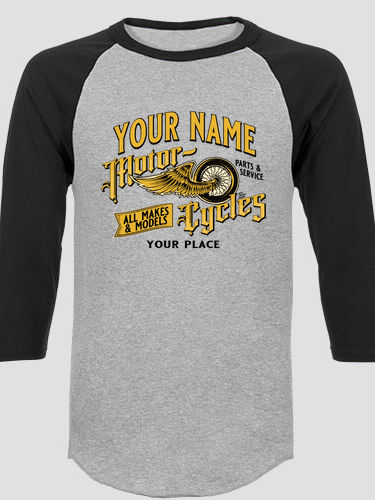Classic Motorcycles : Printed Raglan Shirts