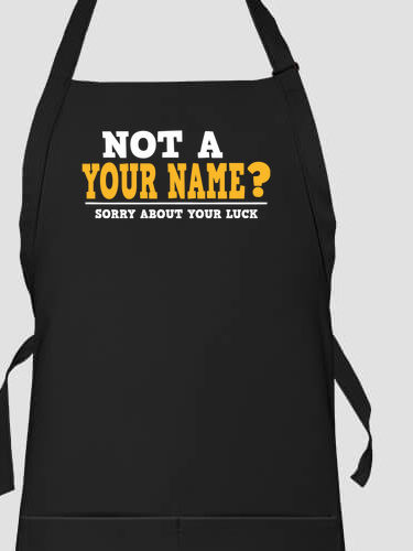 Sorry About Your Luck : Printed Aprons