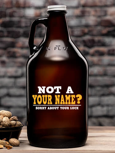 Sorry About Your Luck : Beer Growlers - Color Printed