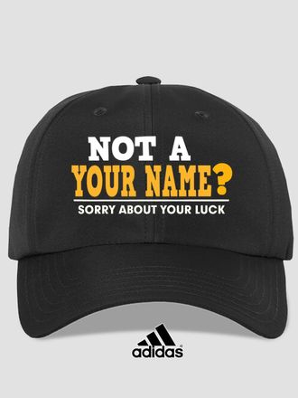 Sorry About Your Luck : Embroidered Adidas&reg; Hats