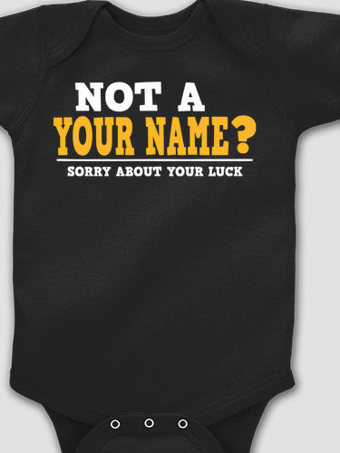 Sorry About Your Luck : Printed Baby Bodysuits